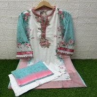 1464 BY LAXURIA TRENDZ MUSLIN READYMADE FASHIONABLE PAKISTANI SUITS