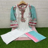 1464 BY LAXURIA TRENDZ MUSLIN READYMADE FASHIONABLE PAKISTANI SUITS