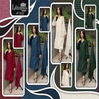 1453 BY LAXURIA TRENDZ VELOUR READYMADE GORGEOUS PAKISTANI KURTI PANT DUPATTA