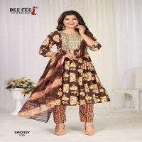 DEE CEE SPOTIY WHOLESALE RAYON FOIL PRINTED DESIGNER SUITS