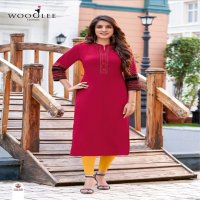 SALONEE VOL 8 BY WOOGLEE RAYON FULLY STITCH SHOP TRENDY LONG KURTIS