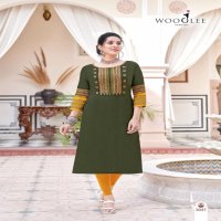 SALONEE VOL 8 BY WOOGLEE RAYON FULLY STITCH SHOP TRENDY LONG KURTIS