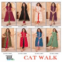 BLUE HILLS PRESENT CAT WALK RAYON CENTER CUT BEAUTIFUL PLUS SIZE KURTI