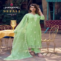 SEFALI BY RANGOON VISCOSE KHADI READYMADE FASHIONABLE SUITS ONLINE