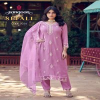 SEFALI BY RANGOON VISCOSE KHADI READYMADE FASHIONABLE SUITS ONLINE