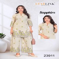 SAPPHIRE BY STARLINK JAIPUR COTTON FLEX READYMADE STYLISH COMBO CO-ORD SETS