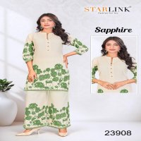 SAPPHIRE BY STARLINK JAIPUR COTTON FLEX READYMADE STYLISH COMBO CO-ORD SETS