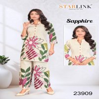 SAPPHIRE BY STARLINK JAIPUR COTTON FLEX READYMADE STYLISH COMBO CO-ORD SETS