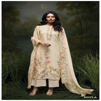 GANGA GENIKA S3471 WHOLESALE PREMIUM COTTON SEMI STITCHED DESIGNER SALWAR SUITS