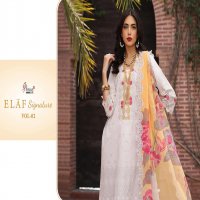 SHREE FABS ELAF SIGNATURE VOL-2 WHOLESALE PURE LAWN COTTON PRINT WITH PATCH WORK DESIGNER PAKISTANI SUITS