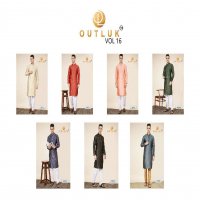 Outluk Wedding Collection Vol-16 Wholesale Kurta Pajama Collection Series Embroidery Kurta with Pant