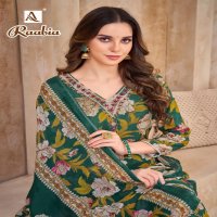 ALOK SUIT PRESENT RAABIA MUSLIN FANCY HAND WORK UNSTITCH SALWAR SUIT
