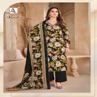 ALOK SUIT PRESENT RAABIA MUSLIN FANCY HAND WORK UNSTITCH SALWAR SUIT