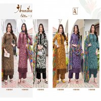 ALOK ARUNIKA VOL 3 CAMBRIC PRINT UNIQUE COLOURS SALWAR KAMEEZ
