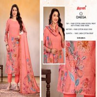 OMEGA D.NO 3292 BY BIPSON PRINTS AMAZING PRINTED LINEN LADIES SUITS