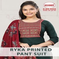 DT DEVI RYKA PRINTED PANT SUIT 9068 COTTON PRETTY LOOK KIDS COMBO SUIT FOR GIRLS
