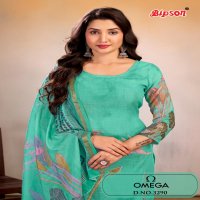 OMEGA 3290 BY BIPSON PRINTS AMAZING LINEN UNSTITCH SALWAR KAMEEZ