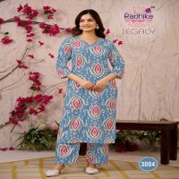 LEGACY VOL 3 BY RADHIKA LIFESTYLE RAYON READYMADE DAILY WEAR BIG SIZE CO-ORD SETS