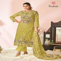SUDRITI SAHIBA HARNOOR WHOLESALE PURE COTTON LAWN DIGITAL PRINT WITH HANDWORK FASHIONABLE SALWAR SUITS
