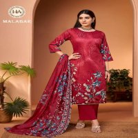 HARSHIT FASHION MALABAR BY ALOK SUITS WHOLESALE PURE JAM COTTON FANCY PRINT WITH HANDWORK TRENDY DRESS MATERIAL