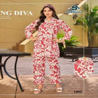 SANKHESWER LAUNCHING SUMMER SPACIAL VOL-1 WHOLESALE RAYON PRINT WITH CLASSY COLOR COMBINATION CORD SET