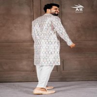 SHREEMAAN VOL 1 BY A R EXPORTS DIGITAL PRINT FULL STITCH STYLISH MENS KURTA WHOLESALER
