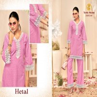 HETAL TUNIC HOUSE CORD-SET COTTON CHIKANIKARI SIZE SET COMBO COLLECTION
