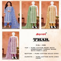THAR 3296 BY BIPSON PRINTS COTTON CASUAL WEAR SALWAR KAMEEZ