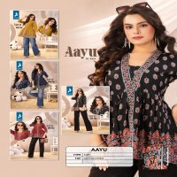 AAYU BY KAYA COTTON PRINT READYMADE CLASSIC LOOK WESTERN TOPS