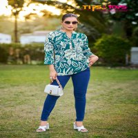 BABY VOL 7 BY TIPS AND TOPS RAYON READYMADE CLASSIC TOP FOR WOMENS