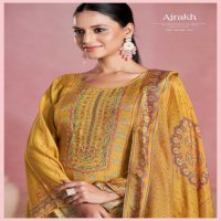 KARVA DESIGNER AJRAKH VISCOSE MUSLIN FASHIONABLE DRESS MATERIAL