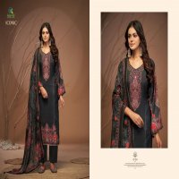 ICONIC BY KARVA DESIGNER VISCOSE MUSLIN PRETTY LOOK 3PCS DRESS