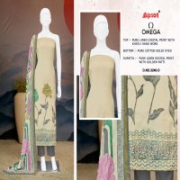 BIPSON PRINTS OMEGA 3241 LINEN DIGITAL PRINTED STYLISH DRESS MATERIAL