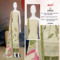 BIPSON PRINTS OMEGA 3241 LINEN DIGITAL PRINTED STYLISH DRESS MATERIAL