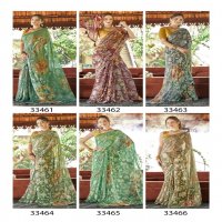 VALLABHI PRINTS LAUCH MRITANSHI VOL 2 SUPER LOOK FLORAL BRASSO SAREE