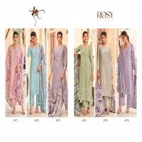 RADHA TRENDZ PRESENTS ROSY WHOLESALE DESIGNER FREE SIZE STITCH CLASSIC SUITS
