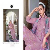 BELLIZA DESIGNER STUDIO PRESENT ZOYA VOL 2 COTTON DAMAN WORK DESIGNER DRESS MATERIAL