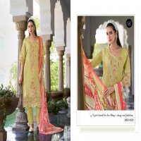 BELLIZA DESIGNER STUDIO PRESENT ZOYA VOL 2 COTTON DAMAN WORK DESIGNER DRESS MATERIAL