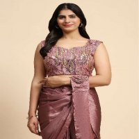AMOHA A339 WHOLESALE EXQUSITE SEQUIN EMBROIDERY WORK READY TO WEAR DESIGNER SAREES