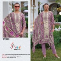 SHREE FABS LAUNCH KT-109 EFGH MUSLIN UNIQUE UNSTITCH DRESS FOR WOMEN