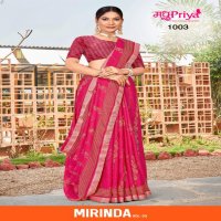 MADHUPRIYA PRESENT MIRINDA VOL 33 STYLISH LOOK PRINTED SAREE
