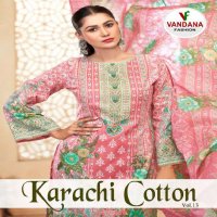 Vandana Karachi Cotton Vol-13 Wholesale Pure Cotton With Digital Style Print Pakistani Dress Material