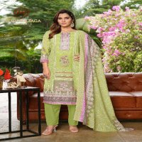 Harshit Summer Saga Vol-3 Wholesale Pure Cotton With Swarovski Diamond Work Dress Material