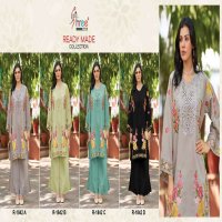 SHREE FABS R-1842 WHOLESALE ROMAN SILK WORK WITH PLAZZO STYLE READYMADE CLASSIC PAKISTANI SUITS