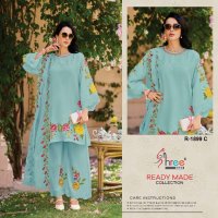 SHREE FABS R-1899 WHOLESALE READYMADE TRENDY PAKISTANI 3 PCS SUITS