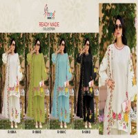 SHREE FABS R-1899 WHOLESALE READYMADE TRENDY PAKISTANI 3 PCS SUITS