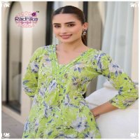 cotton bells vol 2 by radhika lifestyle cotton fully stitch plus size casual kurti with Pant