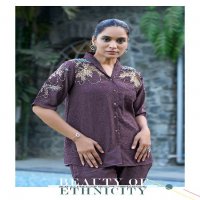 MITTOO DAIZY WHOLESALE VISCOSE CRAP WITH THRED HANDWORK READYMADE FASHIONABLE CORD SET