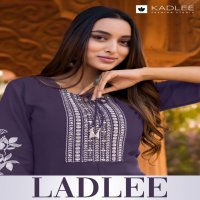 KADLEE LAUNCH LADLEE RAYON HAND WORKED BEAUTIFUL KURTI