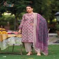 SHREE FABS LAUCH BIN SAEED LAWN COLLECTION VOL 21 COTTON FANCY DESIGN UNSTITCH SUIT